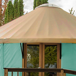 19 oz. Beige Vinyl Coated Polyester, 10 Year Warranty (Recommended)