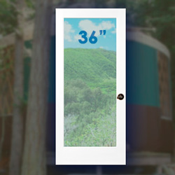 Fiberglass (36" wide, full-light window)